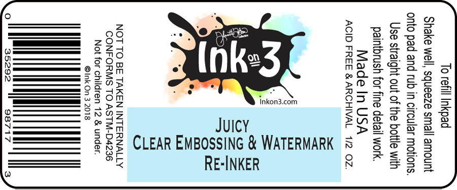 Juicy Embossing / Watermark Re-Inker Inkon3